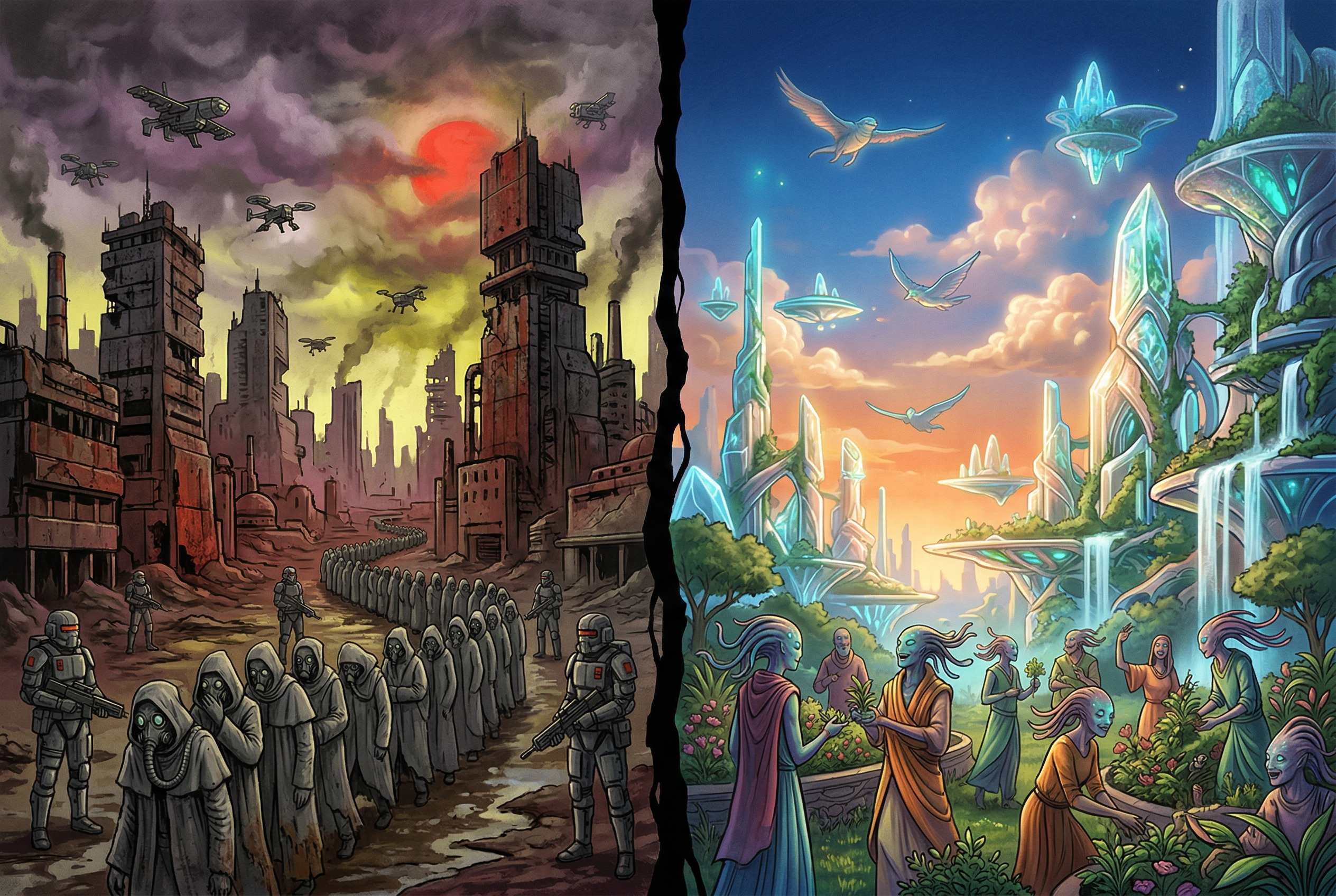 Two possible futures